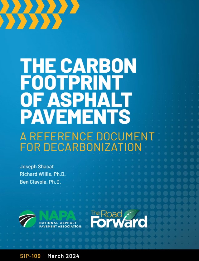 The Carbon Footprint of Asphalt Pavements:  A Reference Document for Decarbonization